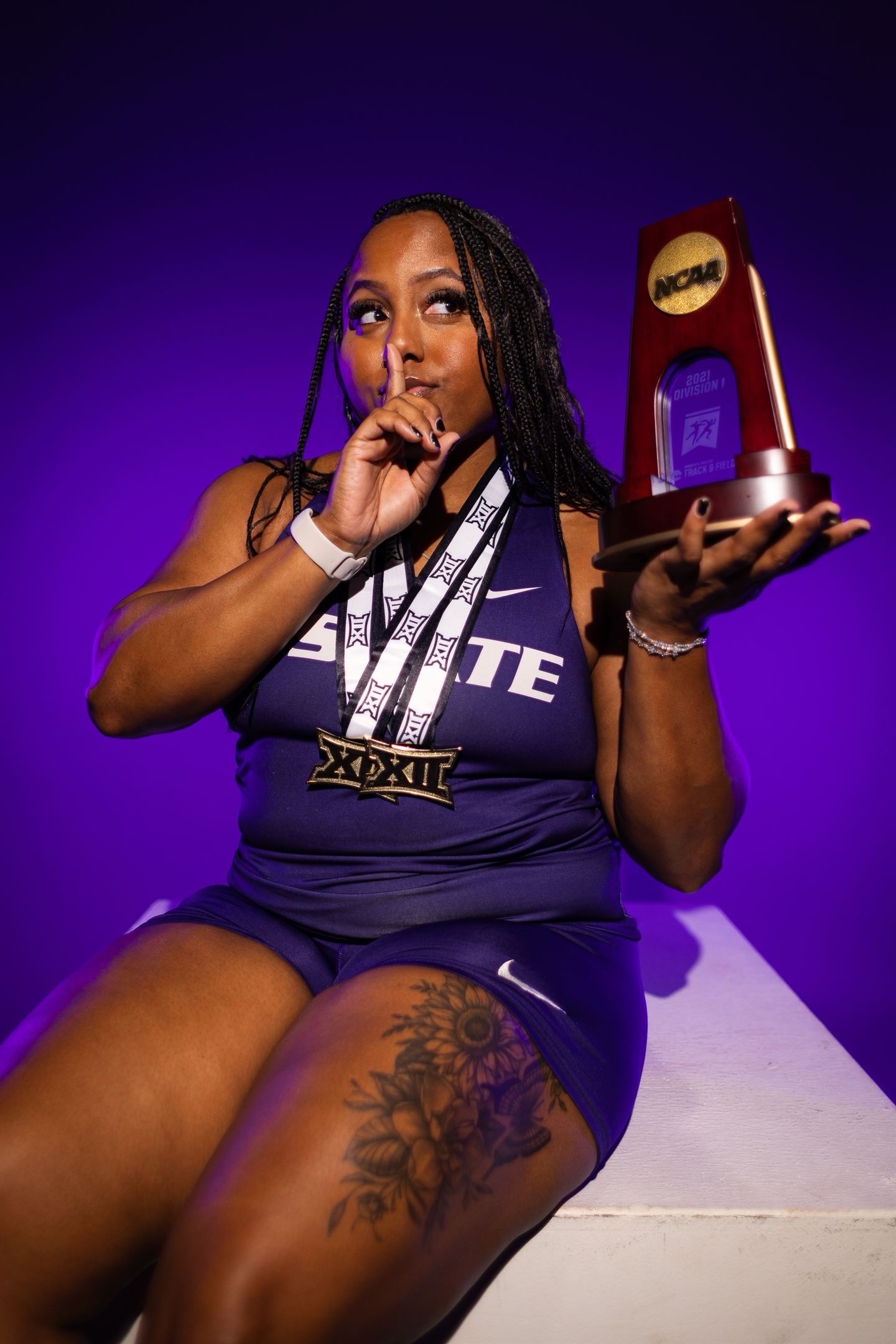 Monique Hardy, Thrower, Runner, Kansas State Wildcats - NIL